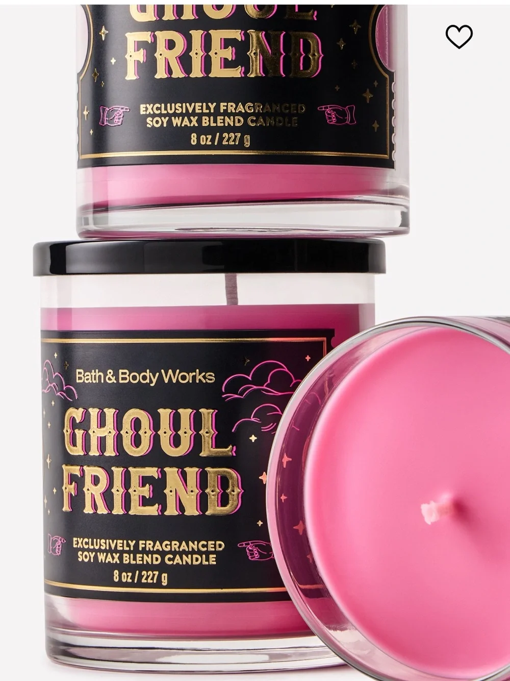 Bath & Body Works Ghoul Friend Single Wick Candle Halloween New in Box